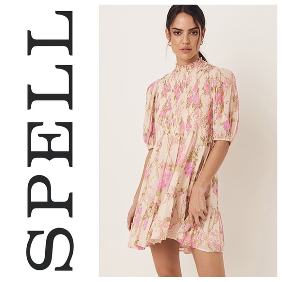 Spell Dresses & Skirts - Spell Designs Rose Garden Mini Dress Size Small